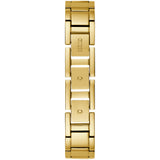 Guess Quartz White Dial Gold Steel Strap Watch For Women - W1152L2 Authentic Buy Shop Now