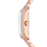 Michael Kors Emery Three-Hand White Dial Rose Gold Steel Strap Watch for Women - MK4743 Authentic Buy Shop Now