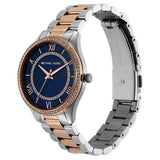 Michael Kors Lauryn Three-Hand Blue Dial Two Tone Steel Strap Watch for Women - MK4738 Authentic Buy Shop Now