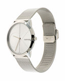 Calvin Klein Minimal Silver Dial Silver Mesh Bracelet Watch for Men - K3M2112Z Authentic Buy Shop Now