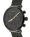 Calvin Klein High Noon Black Dial Black Mesh Bracelet Watch for Women - K8M27421 Authentic Buy Shop Now