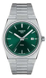 Tissot PRX Green Dial Silver Steel Strap Watch for Men - T137.410.33.091.00 Authentic Buy Shop Now