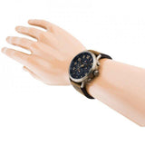 Tommy Hilfiger Briggs Chronograph Black Dial Brown Leather Strap Watch for Men - 1791425 Authentic Buy Shop Now