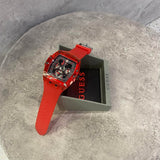 Guess Phoenix Multifunction Black Dial Red Rubber Strap Watch for Men - GW0203G5 Authentic Buy Shop Now