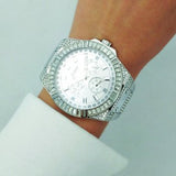 Guess Zeus Multifunction Diamonds Silver Dial Silver Steel Strap Watch for Men - GW0209G1 Authentic Buy Shop Now