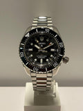 Seiko Prosprex Dark Depths GMT Automatic Black Dial Silver Steel Strap Watch For Men - SPB383J1 Authentic Buy Shop Now
