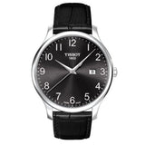 Tissot T Classic Tradition Black Dial Black Leather Strap Watch For Men - T063.610.16.052.00 Authentic Buy Shop Now