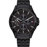 Tommy Hilfiger Shawn Quartz Black Dial Black Steel Strap Watch for Men - 1791611 Authentic Buy Shop Now