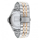 Tommy Hilfiger Shawn Quartz White Dial Two Tone Steel Strap Watch for Men - 1791617 Authentic Buy Shop Now