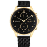 Tommy Hilfiger Chase Quartz Black Dial Black Mesh Bracelet Watch for Men - 1791580 Authentic Buy Shop Now