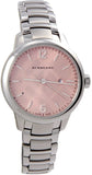 Burberry The Classic Pink Dial Silver Steel Strap Watch for Women - BU10111 Authentic Buy Shop Now
