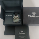 Tag Heuer Formula 1 Quartz Green Dial Silver Steel Strap Watch for Men - WAZ1017.BA0842 Authentic Buy Shop Now