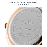 Daniel Wellington Classic Petite Sheffield Black Dial Black Leather Strap Watch For Women - DW00100224 Authentic Buy Shop Now