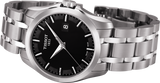 Tissot T Trend Couturier Chronograph Black Dial Silver Steel Strap Watch For Men - T035.410.11.051.00 Authentic Buy Shop Now