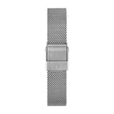 Daniel Wellington Quadro Sterling White Dial Silver Mesh Strap Watch For Women - DW00100438 Authentic Buy Shop Now