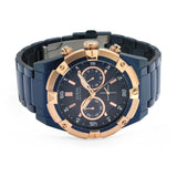 Guess Jolt Analog Blue Dial Blue Steel Strap Watch for Men - W0377G4 Authentic Buy Shop Now