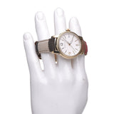 Burberry Utilitarian White Dial Multicolor Leather Strap Watch for Women - BU7853 Authentic Buy Shop Now
