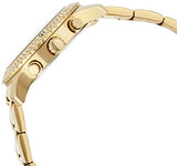 Guess Confetti Diamonds Silver Dial Gold Steel Strap Watch for Women - W0774L5 Authentic Buy Shop Now