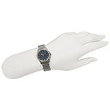 Gucci G Timeless Diamonds Mother of Pearl Black Dial Silver Mesh Bracelet Watch For Women - YA126507 Authentic Buy Shop Now