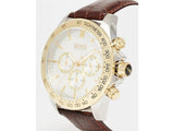 Hugo Boss Ikon White Dial Brown Leather Strap Watch for Men - 1513174 Authentic Buy Shop Now