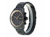 Hugo Boss Grand Prix Black Dial Black Steel Strap Watch for Men - 1513578 Authentic Buy Shop Now