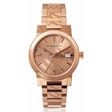 Burberry The City Rose Gold Dial Rose Gold Steel Strap Watch for Women - BU9146 Authentic Buy Shop Now