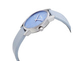 Calvin Klein City Blue Dial Blue Leather Strap Watch for Women - K2G231VN Authentic Buy Shop Now
