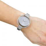 Calvin Klein Impetuous Silver Dial Silver Steel Strap Watch for Women - K4F2N116 Authentic Buy Shop Now