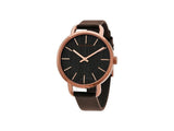 Calvin Klein Even Grey Dial Brown Leather Strap Watch for Women - K7B236G3 Authentic Buy Shop Now