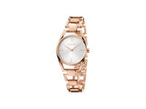 Calvin Klein Dainty White Dial Rose Gold Steel Strap Watch for Women - K7L23646 Authentic Buy Shop Now