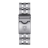 Tissot PRC 200 Chronograph Quartz Silver Dial Silver Steel Strap Watch For Men - T055.417.11.037.00 Authentic Buy Shop Now