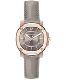 Burberry Britain Diamonds Grey Dial Grey Leather Strap Watch for Women - BBY1810 Authentic Buy Shop Now