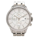 Tissot Chemin des Tourelles Automatic Chronograph White Dial Silver Steel Strap Watch for Men - T099.427.11.038.00 Authentic Buy Shop Now