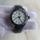 Tag Heuer Formula 1 Quartz White Dial Black Rubber Strap Watch for Men - WAZ1111.FT8023 Authentic Buy Shop Now