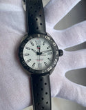 Tag Heuer Formula 1 Quartz White Dial Black Rubber Strap Watch for Men - WAZ1111.FT8023 Authentic Buy Shop Now