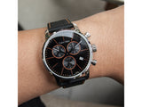 Calvin Klein City Chronograph Black Dial Black Leather Strap Watch for Men - K2G271C1 Authentic Buy Shop Now
