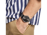Calvin Klein Accent Black Dial Black Leather Strap Watch for Men - K2Y2X1CU Authentic Buy Shop Now