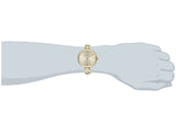 Marc Jacobs Baker White Dial Gold Steel Strap Watch for Women - MBM3243 Authentic Buy Shop Now