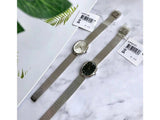 Calvin Klein Incentive Black Dial Silver Mesh Bracelet Watch for Women - K3P23121 Authentic Buy Shop Now