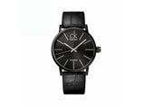 Calvin Klein Black Dial Black Leather Strap Watch for Women - K7622401 Authentic Buy Shop Now