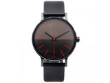 Calvin Klein Boost Black Dial Black Leather Strap Watch for Men - K7Y214CY Authentic Buy Shop Now