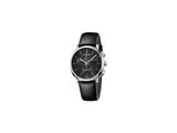 Calvin Klein Posh Black Dial Black Leather Strap Watch for Men - K8Q371C1 Authentic Buy Shop Now