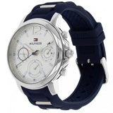 Tommy Hilfiger Claudia White Dial Blue Steel Strap Watch for Women - 1781746 Authentic Buy Shop Now
