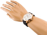 Tommy Hilfiger Jake Multifunction White Dial Black Leather Strap Watch for Men - 1791236 Authentic Buy Shop Now