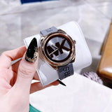 Michael Kors Janelle Three Hand Grey Dial Grey Rubber Strap Watch For Women - MK7314 Authentic Buy Shop Now