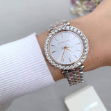 Michael Kors Darci Quartz Silver Dial Two Tone Steel Strap Watch For Women - MK4515 Authentic Buy Shop Now