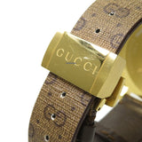 Gucci Dive Doraemon Brown Dial Brown Leather Strap Watch For Men - YA136334 Authentic Buy Shop Now
