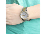 Guess Mini Spectrum Analog Silver Dial Two Tone Steel Strap Watch For Women - W0122L2 Authentic Buy Shop Now