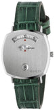 Gucci Grip Quartz Silver Dial Green Leather Strap Watch For Women - YA157404 Authentic Buy Shop Now