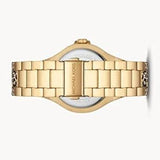 Michael Kors Lennox Three Hand Crystals Gold Dial Two Tone Steel Strap Watch For Women - MK7284 Authentic Buy Shop Now